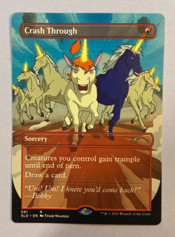 MTG - Secret Lair - Saturday Morning D&D - Crash Through (#591) - NM - Image 1