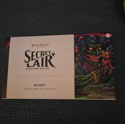 MTG Secret Lair SLD Roadshow Edition: So Salty Trad. Foil Edition NEW SDCC 2026 - Image 1