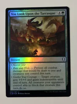 You Look Upon the Tarrasque Commander Legends: Battle Baldur's Gate Foil CLB 262 - Image 1