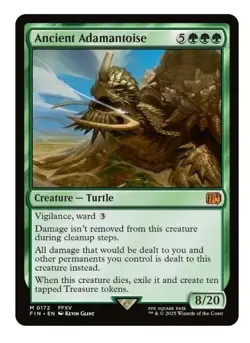 1x MTG Ancient Adamantoise - Final Fantasy Mythic! NM Mint - Image 1