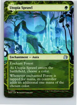 Magic the Gathering UtopiaSprawl Wilds of Eldraine: Enchanting Tales MTG - Image 1