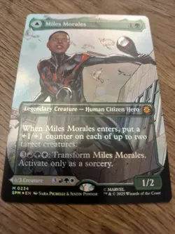 Magic: The Gathering Miles Morales Ultimate Spider-Man V3 Alt Art MTG EN NM - Image 1