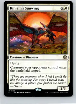 Magic the Gathering Kinjalli's Sunwing Commander: The Lost Caverns of Ixalan MTG - Image 1