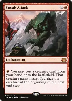 Magic The Gathering MTG SNEAK ATTACK Double Masters NM Near Mint - Image 1