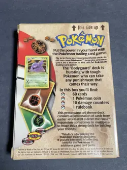 Pokemon Bodyguard Theme Wizards Of The Coast 1999 Box Coin Accessories Only - Image 3