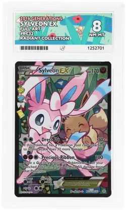 Sylveon EX RC32 Generations Radiant Collection Full Art Pokemon | ACE 8 NM-MT - Image 1