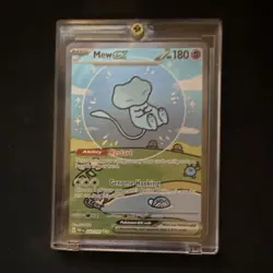 (BUBBLE MEW NM) Mew ex 232/091 SV: Paldean Fates Shiny Ultra Rare Holo English - Image 1