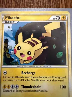 Pokemon TCG Heart Gold & Soul Silver Pikachu HGSS03 Holo Black Star Promo - Image 5