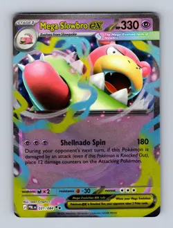 Mega Slowbro ex 031/084 Double Rare Pitch Black Pokemon Holo Near Mint - Image 1