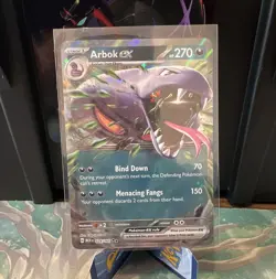 Pokemon TCG Arbok ex 024/165 SV Scarlet & Violet 151 Double Rare Holo NM - Image 1