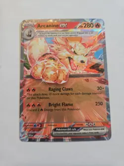 Arcanine Ex 32/198 -NM Double Rare Holo - Pokemon Scarlet & Violet - Image 1