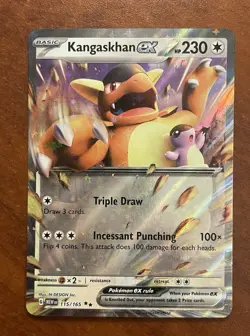 Pokemon-Kangaskhan ex-Sv: Scarlet & Violet 151-115/165-Holo Double Rare-NM - Image 1