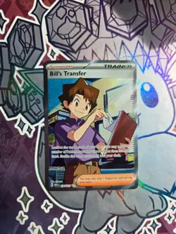 Bill's Transfer 194/165 Ultra Rare 151 Pokemon Holo Near Mint - Image 1