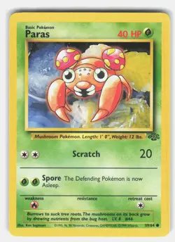 Paras 59/64 Pokemon Jungle Unlimited *LP* - Image 1