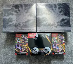Pokemon TCG Pitch Black - 2 x PKC ETB, 2 x Booster Bundle, 1 Booster Box - Image 1