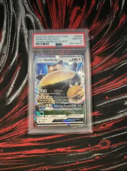 Pokemon Snorlax GX Holo Sm Black Star Promo SM05 Bx. PSA 10 Gem Mint - Image 1