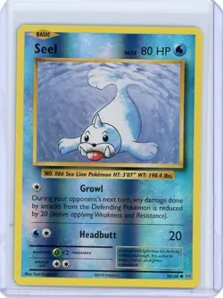 Seel 28/108 Reverse Holo | 2016 XY Evolution | Pokemon TCG KR1 - Image 1