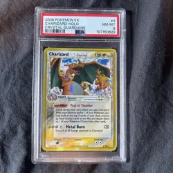 2006 Pokemon Ex Crystal Guardians Charizard-Holo Crystal Guardians PSA 8 - Image 1