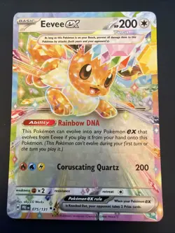 Pokemon TCG Eevee Ex Prismatic Evolutions 075/131 - Image 1