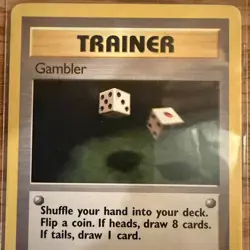 Gambler 60/62 Common Fossil Pokemon 1st Edition DMG - Image 3