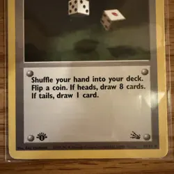 Gambler 60/62 Common Fossil Pokemon 1st Edition DMG - Image 4