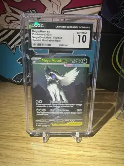 2025 Pokemon Mega Evolution SIR Mega Absol EX #180 CGC 10 GEM MINT - Image 1