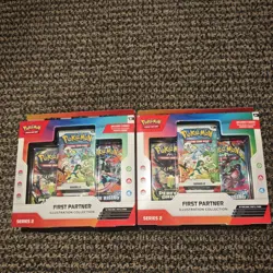 Pokemon TCG First Partner Illustration Collection Series 2 Lot of 2 - Image 1