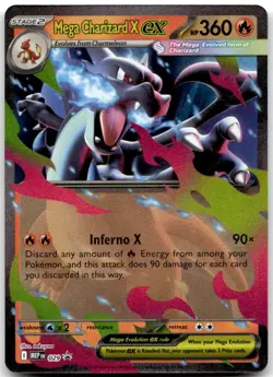 Mega Charizard X ex 029 Promo ME: Mega Evolution Promo Pokemon NM - Image 1