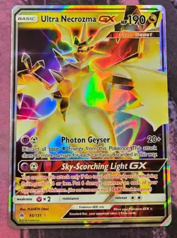 Pokemon: SM - Forbidden Light: Holofoil Ultra Necrozma GX: LP Condition - Image 1