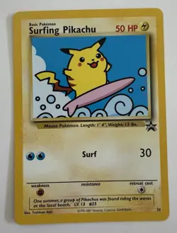 Surfing Pikachu 28/53 Promo NM Regular English 1995-2001 - Image 1