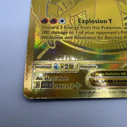 Mega Charizard Y EX 294/217 Gold Hyper Rare, Ascended Heroes, Pokemon TCG (NM) - Image 3
