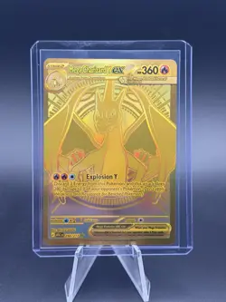 Mega Charizard Y EX 294/217 Gold Hyper Rare, Ascended Heroes, Pokemon TCG (NM) - Image 1