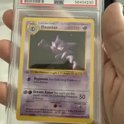 1999 POKEMON BASE SET 1ST EDITION #29 HAUNTER PSA 9 - Image 4
