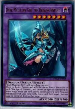 Dark Magician Girl the Dragon Knight DRL3-EN044 Unleashed - Yu Gi Oh - NM - Image 1