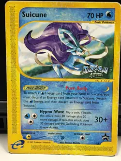 Pokemon TCG Suicune Wotc Promo 53/53 Regular Promo English 2002 70HP - Image 1