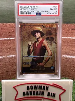 2024 ONE PIECE PREMIUM COLLECTION LIVE ACTION EDITION MONKEY D. LUFFY PSA 8 - Image 1