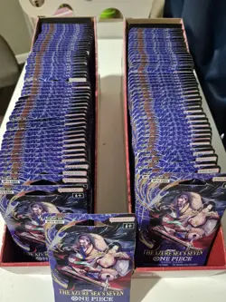 One Piece: OP-14 The Azure Sea’s Seven - Sleeved Booster Packs - Lot of 50 - Image 1