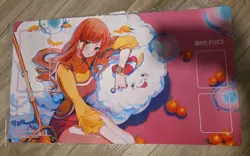 One Piece Nami Zeus Playmat Bandai Card Fest 2024-25 TCG 24x14 - No Promo Card - Image 3