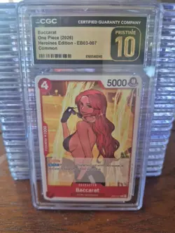 Baccarat : One Piece Heroines Edition EB03-007 CGC PRISTINE 10 - Image 1