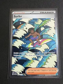 Pokemon Surfer Trainer Card 293/217 Ascended Heroes Full Art Secret Rare Mint - Image 1