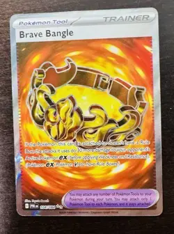 Brave Bangle 104/084 Hyper Rare Pitch Black Pokemon NM - Image 1