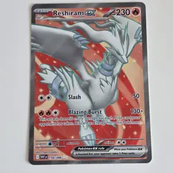 Pokemon TCG White Flare Reshiram EX Full Art Card 158/086 - Image 1