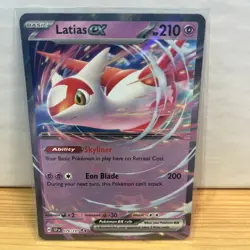 Latias ex 076/191 Double Rare Surging Sparks Pokemon Holo Near Mint - Image 1