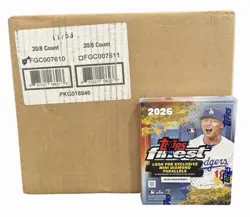 2026 Topps Finest Baseball Mega Box Case Sealed (20 Mega Boxes 1 Case) In Hand - Image 1