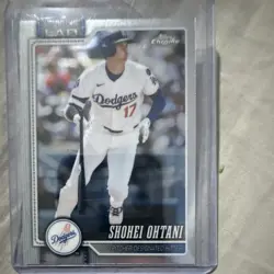 Topps 2025 Topps Chrome Shohei Ohtani #1 Los Angeles Dodgers MLB Card - Image 1