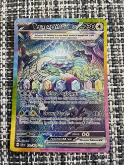 Pokemon TCG Terapagos EX 170/142 Stellar Crown Holo Special Illustration Rare - Image 1