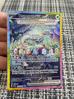 Pokemon TCG Terapagos EX 170/142 Stellar Crown Holo Special Illustration Rare - Image 3