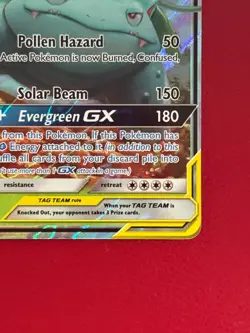 Pokemon TCG Celebi & Venusaur GX TAG TEAM 1/181 SM-Team Up Ultra Rare Holo (NM) - Image 5