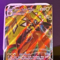 Pokemon TCG Tapu Koko VMAX Card 051/163 Tapu Koko VMAX NM - Image 2