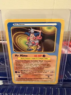 Pokemon TCG Funskool Vintage 2004 5 Card Lot Mr Mime Onix Abra Oddish EN - Image 2